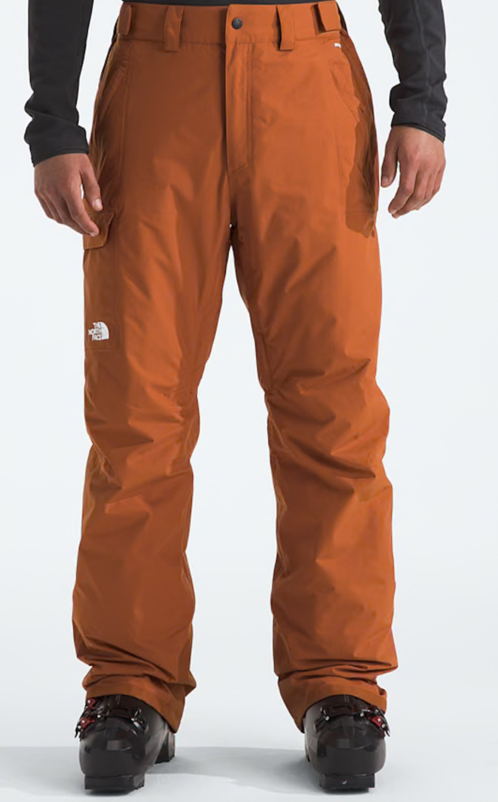 North Face Mens Seymore Ski Pants Hivent Acrylic Orange Size S