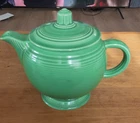 Vintage Fiesta Light Green Ceramic Glossy Teapot with Lid. no chips or cracks