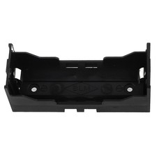 Plastic Single 26650 Battery Holder Case Storage Box Black