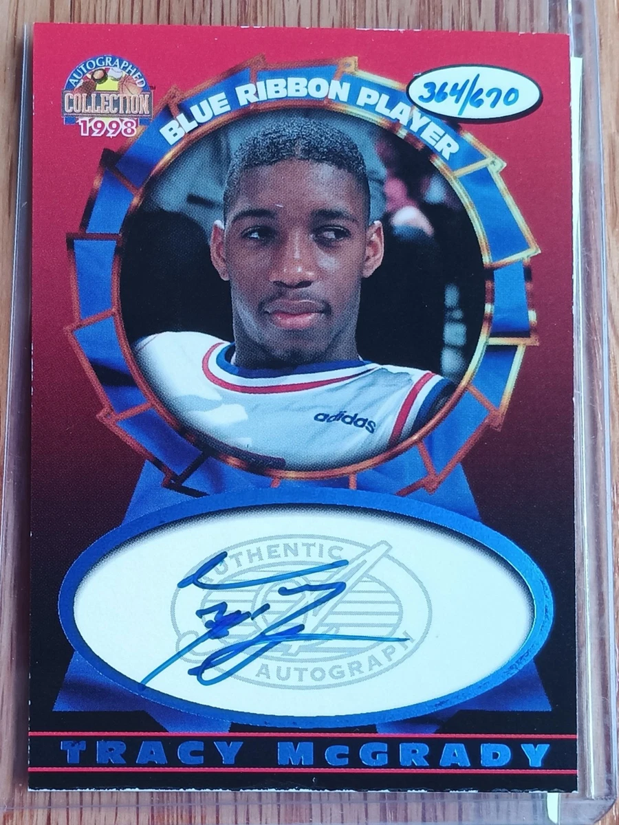 Tracy McGrady Basketball Original Autographed Sports Trading Cards
