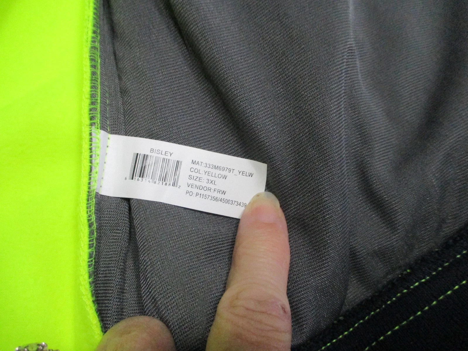 New No Tag Bisley Workwear Jacket Ansi Type R Class 3 Soft Shell,2 XL Excellent! image 14
