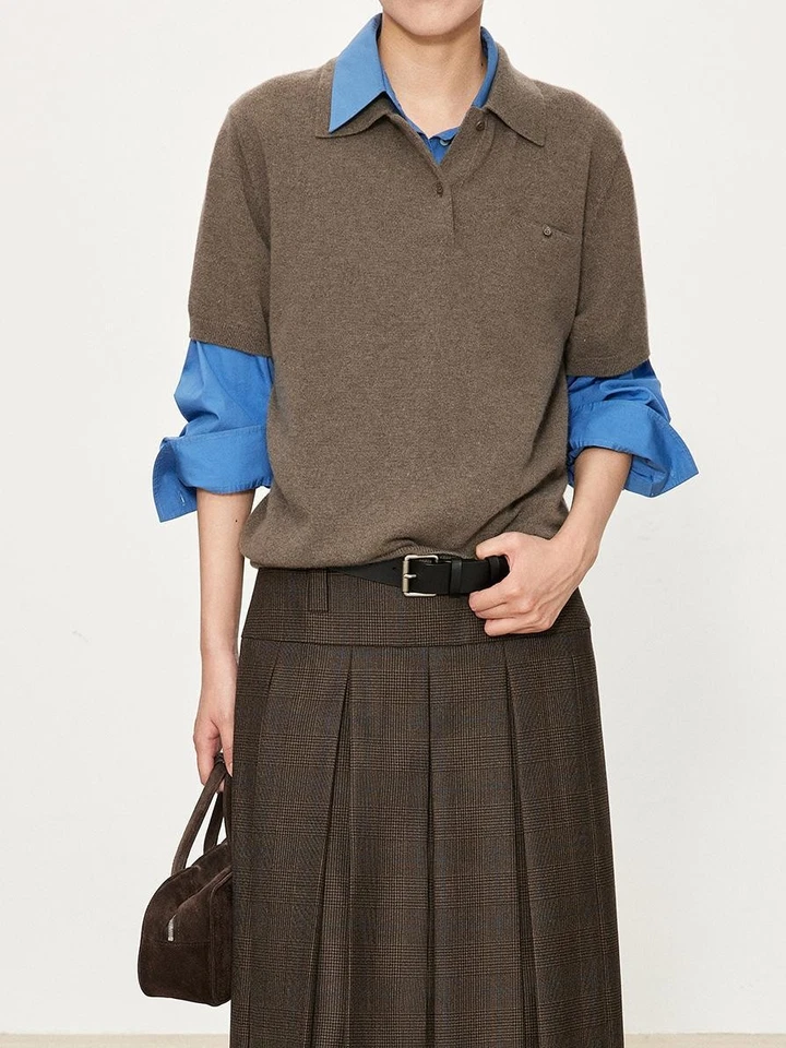 THE ROW Womens Wool Short Sleeves Long Sleeves Short Sleeves - Image 4 of 4