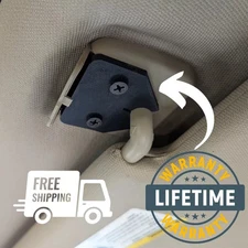 Black Sun Visor Repair Kit Dodge RAM 1500 Trucks 2019-2024.