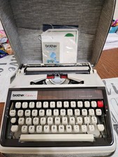 Old Vintage Brother Echelon 77 Tabulator Typewriter with Case thumbnail
