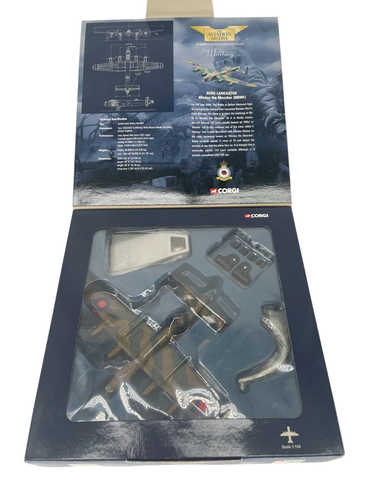Corgi Aviation Archive Avro Lancaster “Mickey the Moocher” BBMF Battle of Britai - Image 2 of 4