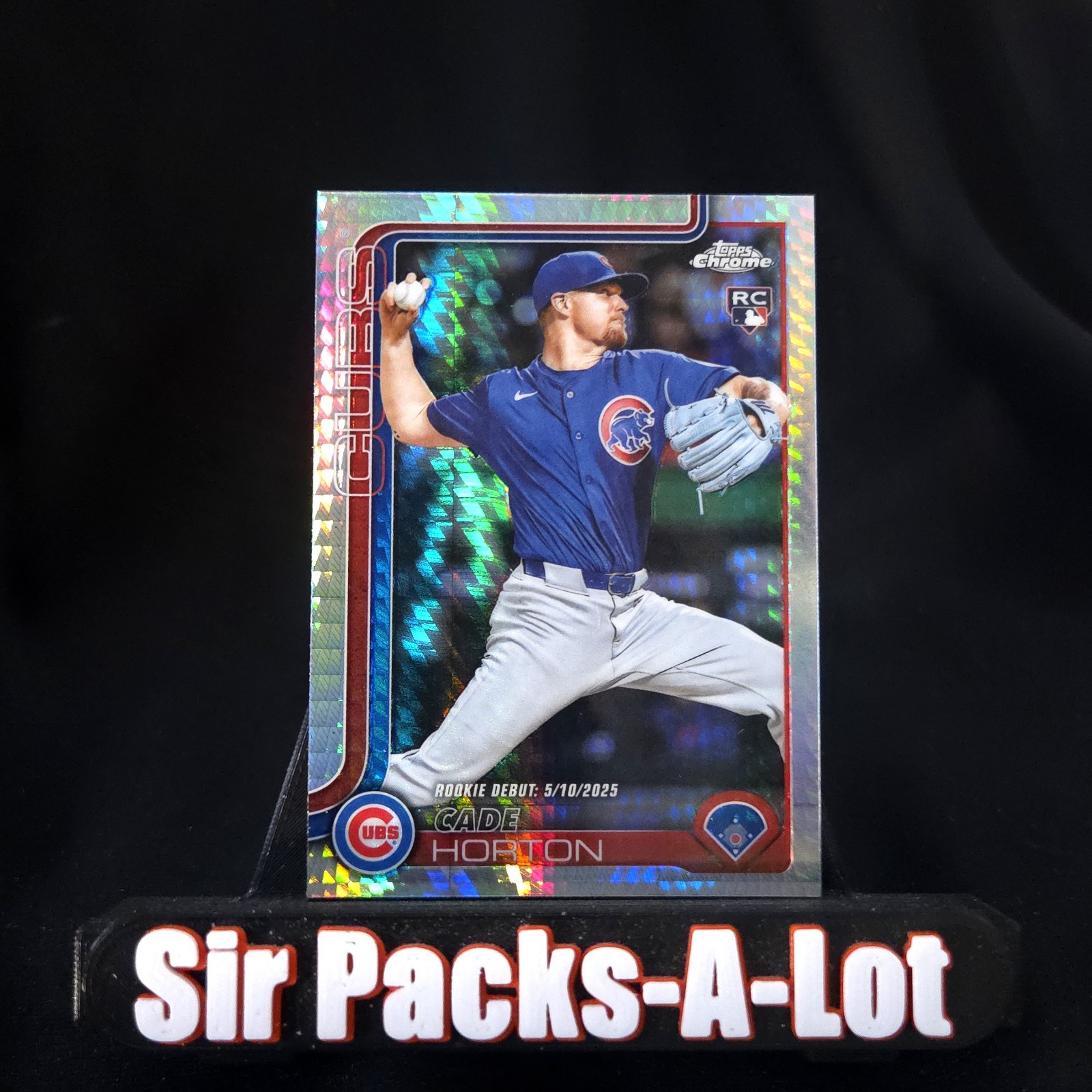Cade Horton 2025 Topps Chrome Update Rookie RC Prism Refractor #USC102 Cubs