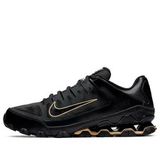 Nike Reax 8 TR Mesh Black Gold Lace up Runnin...