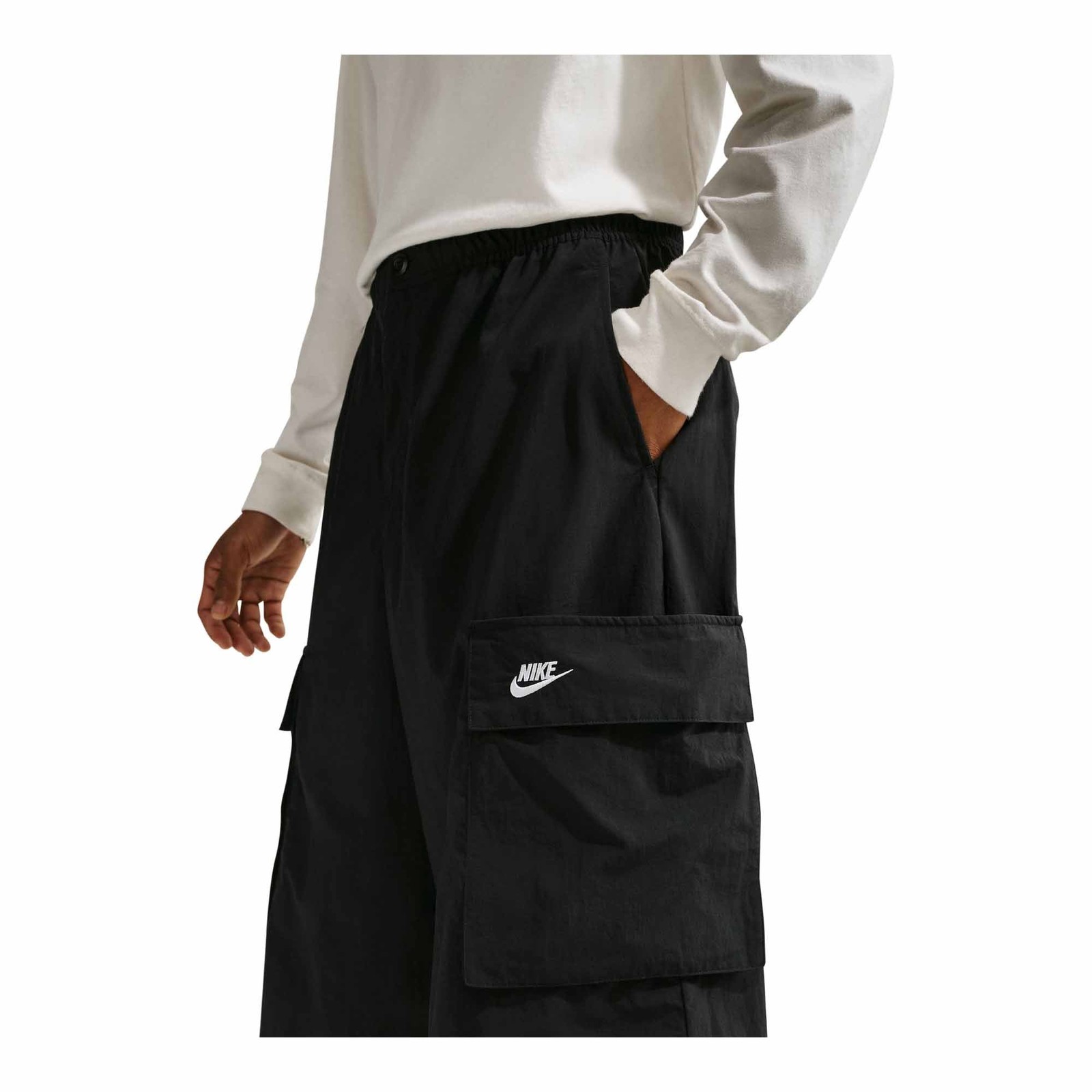 MENS NIKE SPORTSWEAR CLUB OVERSIZED CARGO SHORTS IF8542-010-SIZE 2XL 14790₽