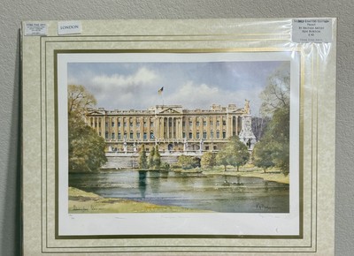 Buckingham Palace by Ken Burton. Signed print. Limited edition #124/250