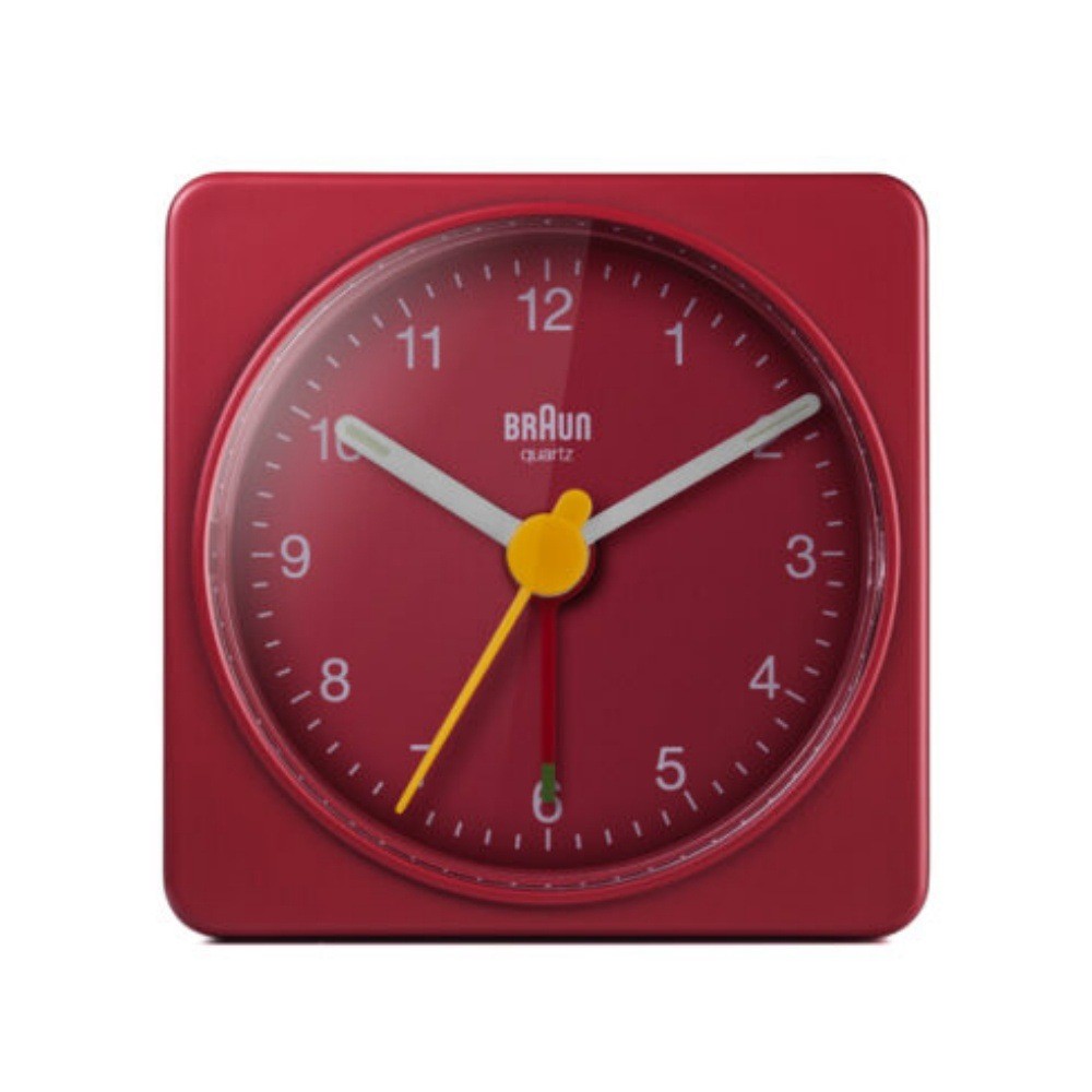 Braun Alarm Clock BC 02 R Red photo Braun Alarm Clock BC 02 R Red featured image