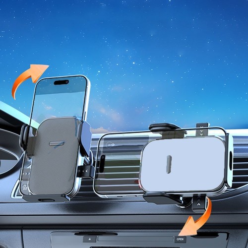 Support Téléphone Voiture avec Bras Clip Forte Parfait pour Appareils GPS et S - Photo 4 sur 15
