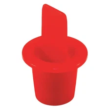 Caplugs Cpt-1 Cpt1q1 Center Pull-Tab Tapered Plug, Red, Ldpe 5000 Pk