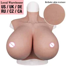 Huge Boobs S Z Cup Silicone Breast Forms Breastplate For Shemale Crossdresser 
