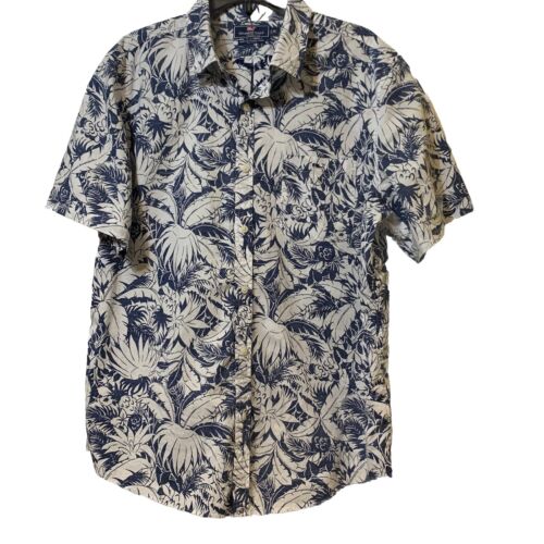 Vineyard Vines Men’s Hawaiian Shirt Size XL Floral Tropical Slim Fit Tucker - Picture 2 of 7
