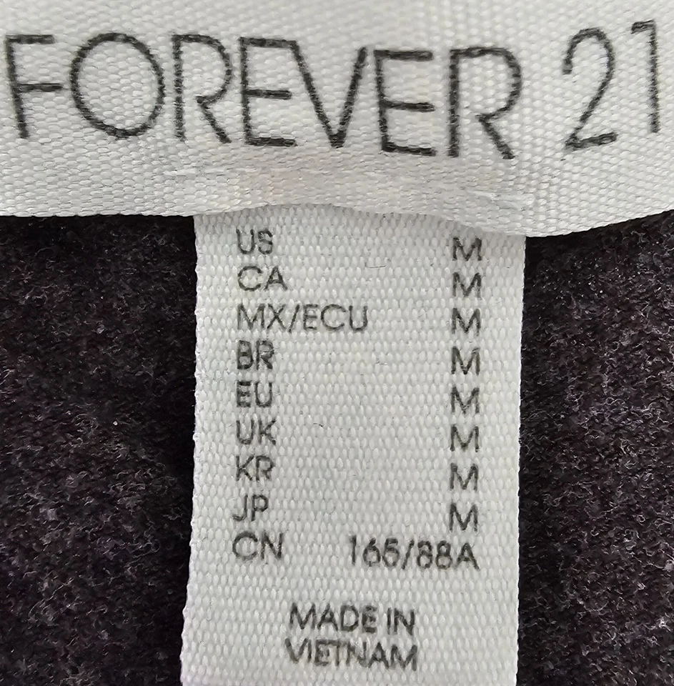Camisa blusa Forever 21 para mujer talla M gris mediana Foto 2 de 4