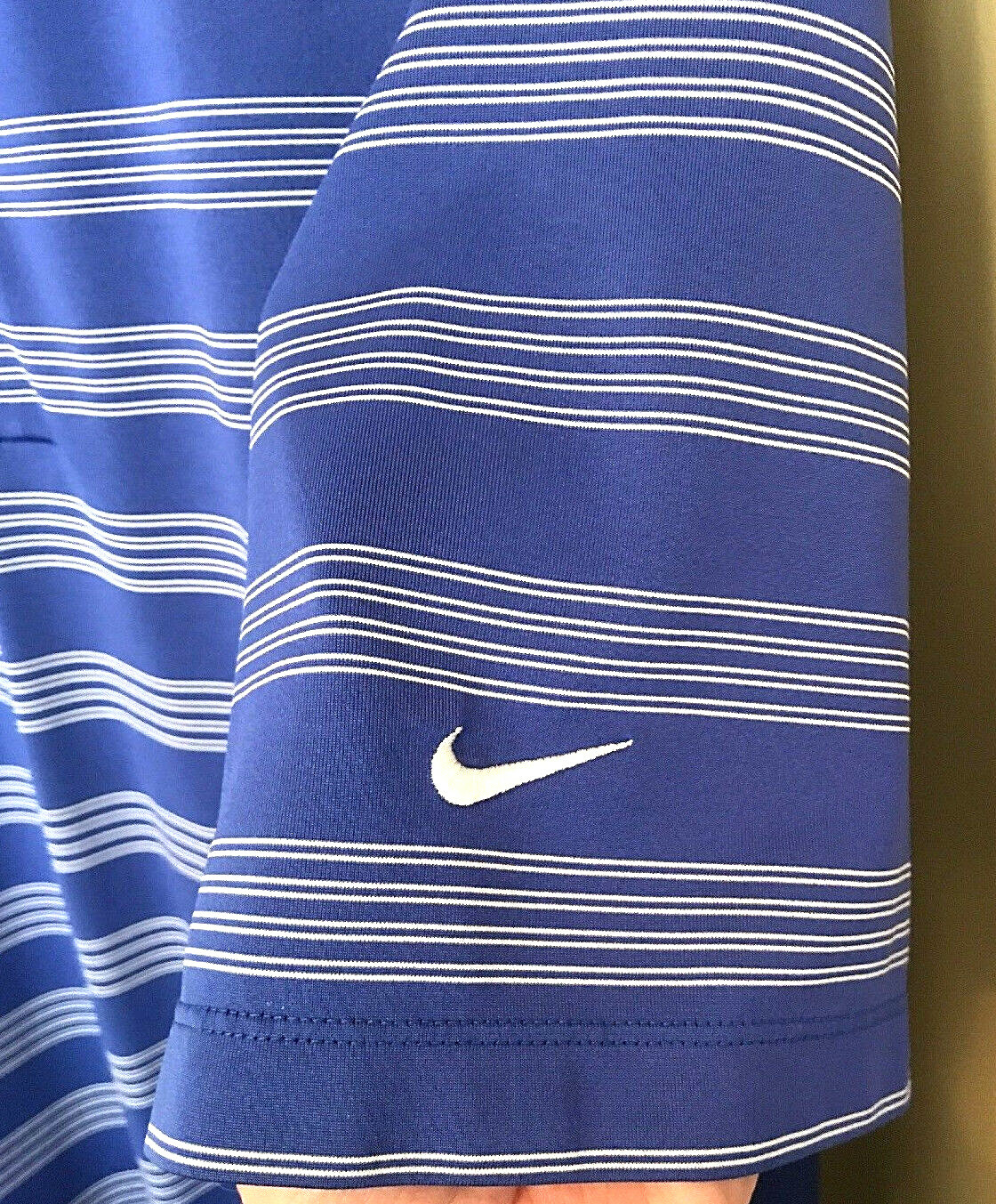 Mens Nike Golf Tour Performance Royal Stripe Short S… Gem