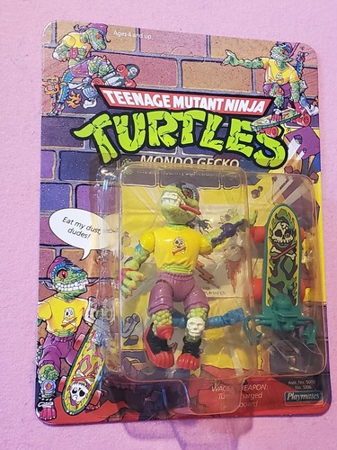 1990 TMNT Playmates Mondo Gecko SEALED  **UNPUNCHE...