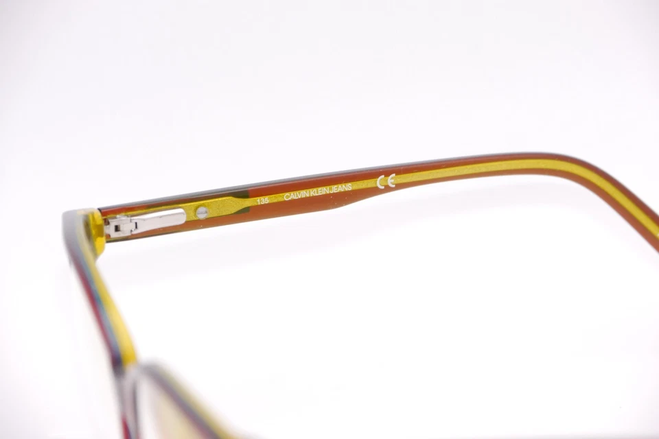 Monturas de gafas CALVIN KLEIN CKJ305 - 54[]17-135 rojo/amarillo 618 Foto 4 de 4