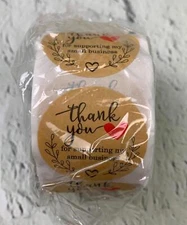 Thank You Sticker Rolls Business Stickers 500 Roll