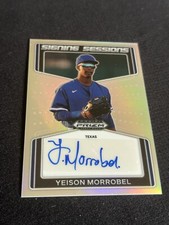 2022 Prizm Draft Picks Yeison Morrobel SILVER SIGNING SESSIONS PRIZM AUTO 🔥🔥