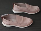 NWOB Ladies Hush Puppies Advance Body Shoe Comfort Slip-on Beige Pink Nubuck 8.5 — photo 1