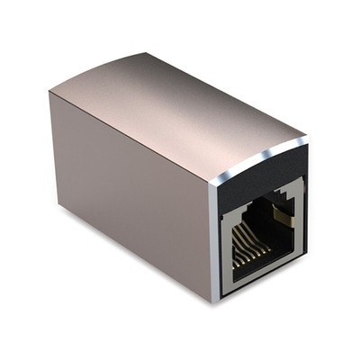 RJ45 Coupler RJ45 Male to Female Connector for Fast Internet Connection 10Gbps