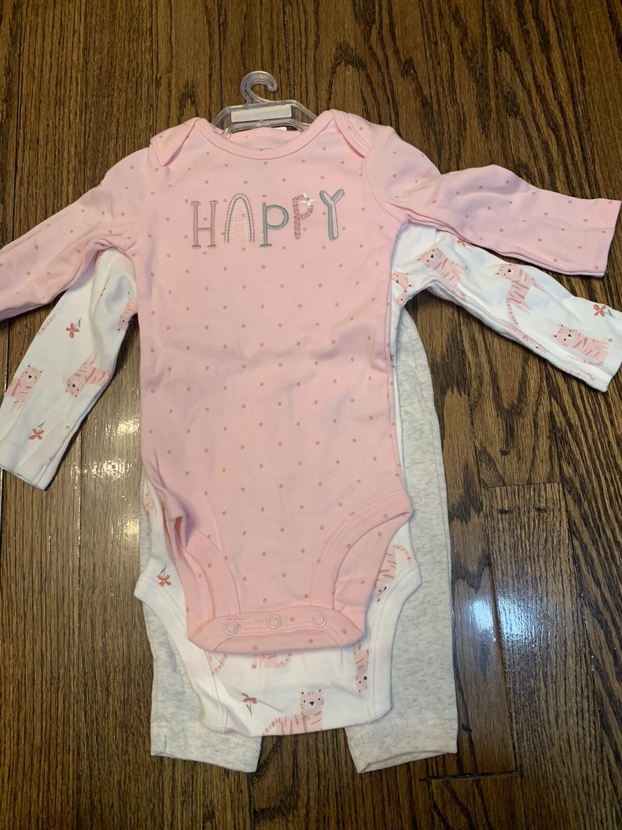 Carters baby girl store long sleeve onesies