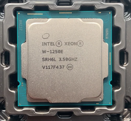 Intel Xeon W-1250E 3.50GHz 6 Cores 12 Threads 12MB LGA 1200 SRH6L CPU Processor