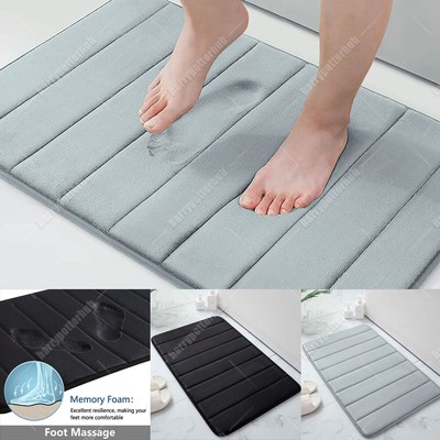 Rutschfeste Memory Foam Badematte Badteppiche superweiche wasserabsorbierende Türmatten