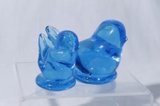 Vintage Leo Ward Signed Blue Birds of Happiness 1988  1990 Figurines