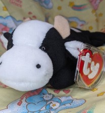 Nice! near Mint DAISY the Cow🌈 3rd Gen HT 2nd TT 3/2🌈 TY BEANIE BABY Bent Tag