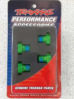 Traxxas 8654G 17mm Splined Wheel Hub Hex Green New!!