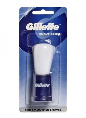GILLETTE MEN'S SHAVING BRUSH FOR SMOOTHER SHAVES Fast Ship