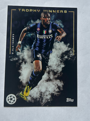 Topps Jose Mourinho Platinum Curated Set 2022 Samuel Eto`o Trophy Winners