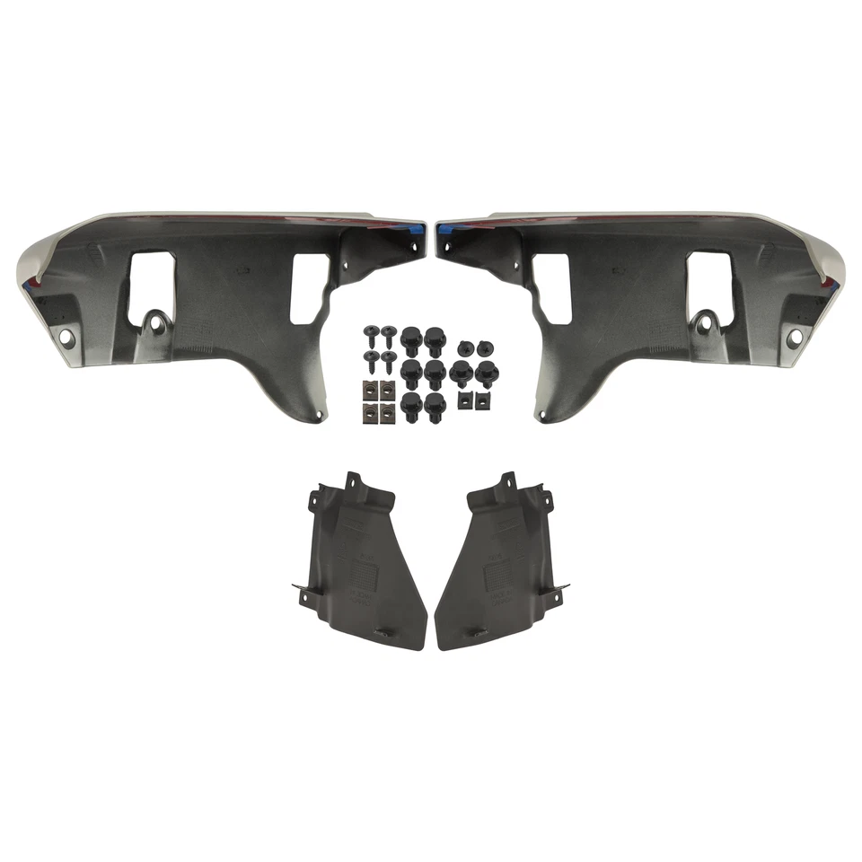 Protectores contra salpicaduras aerodinámicos traseros OEM 2017-2018 Subaru WRX STI blanco cristal J101SVA000W6 Foto 3 de 4