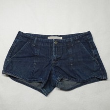 Old Navy Size 8 Lowest Rise Blue Denim Shorts with Pockets