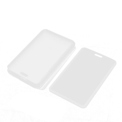 Plastic Vertical Photo Name Tag Company Position ID Work Badge Card Holder 10PCS