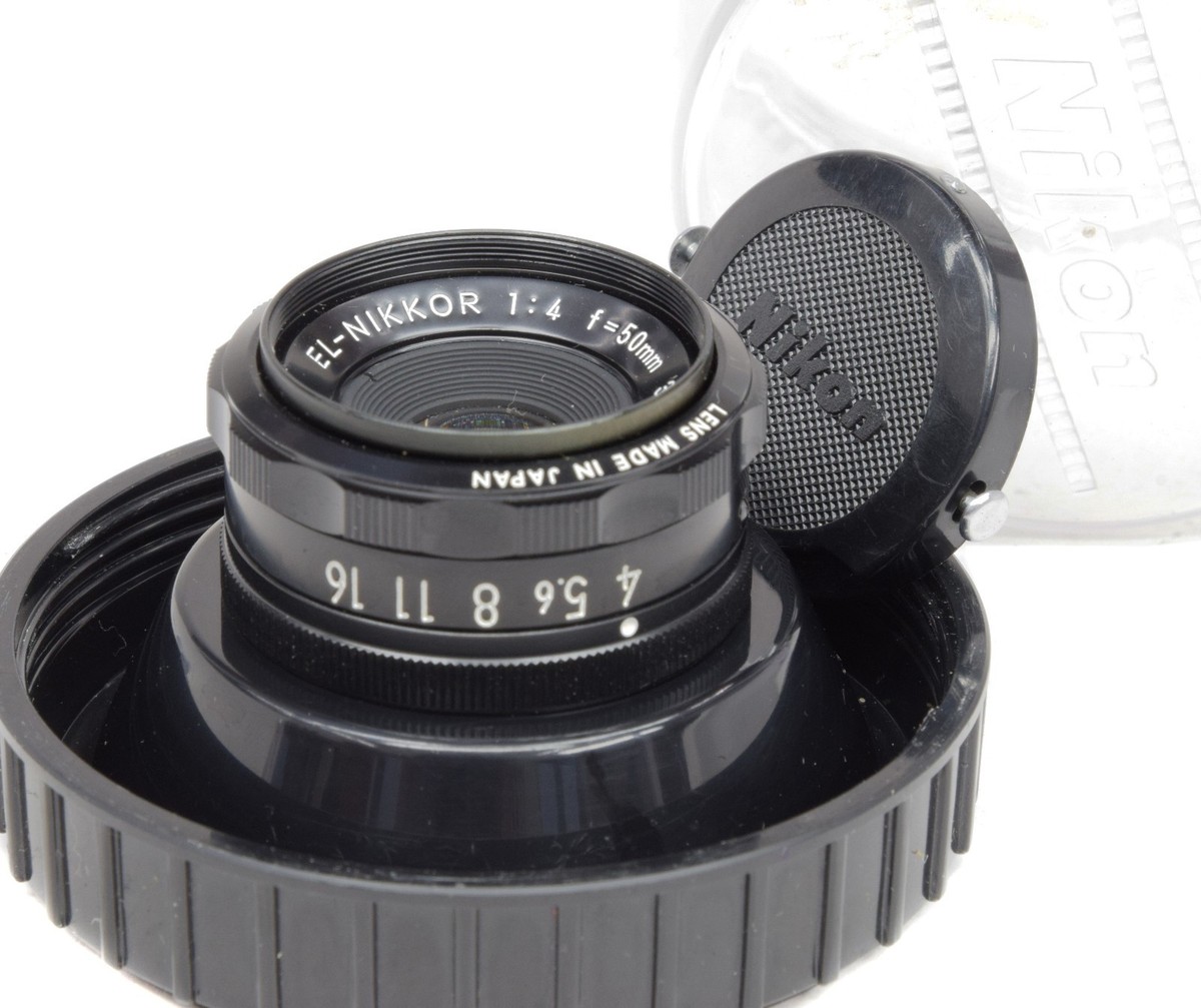 NIKON El-Nikkor 50mm f4 + Keep - Enlarging Lens - | eBay