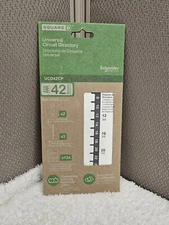 Load Center & CSEDs Universal Circuit Directory Kit 42-Labels Electrical Panel