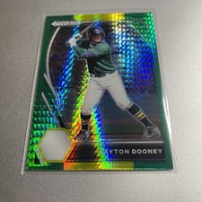 2021 Panini Prizm DP Dayton Dooney GREEN & YELLOW HYPER PRIZM SP #PDP169 (CL4)