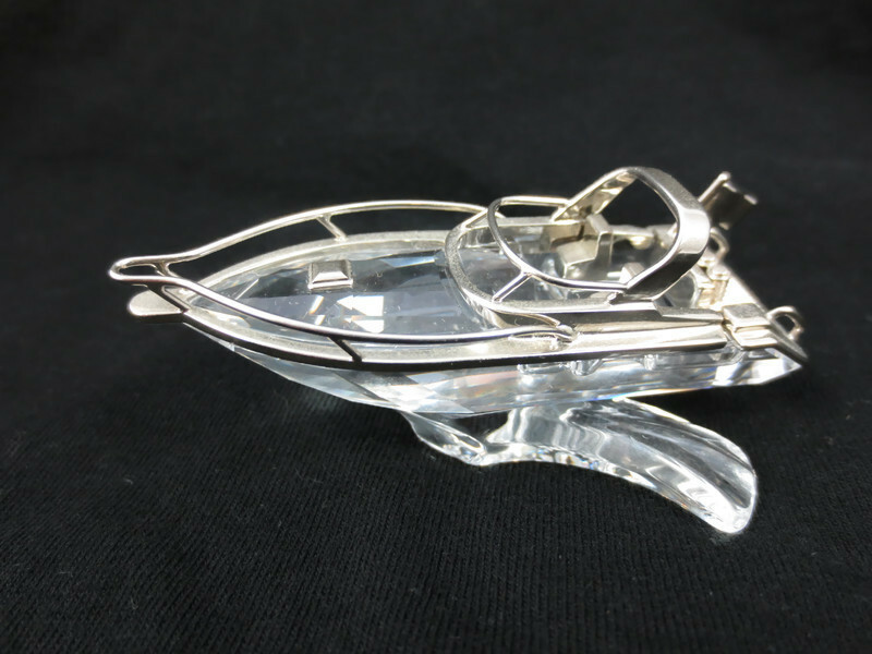 Swarovski Crystal Power Speed Boat 272554 Rhodium Crystal Swarovski Crystal Power Speed Boat 272554 Rhodium Crystal