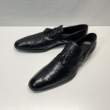 Gucci Men’s Black Leather Tassel Loafer Size 12 D / US 12.5