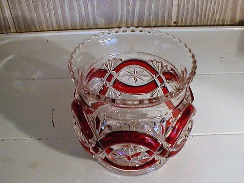 EAPG *** RUBY STAINED = SPOONER = BRITANNIC = NEAR MINT - Picture 6 of 7