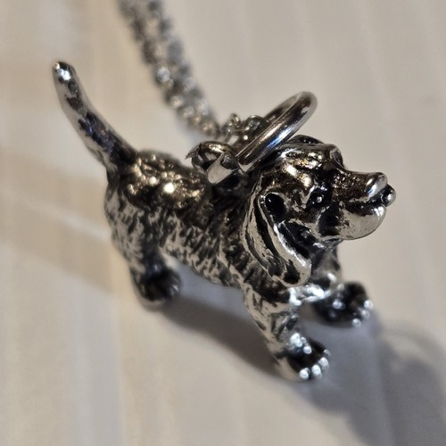 BEAGLE DOG BREED Pendant Charm / 20" STAINLESS STEEL NECKLACE - Picture 4 of 7