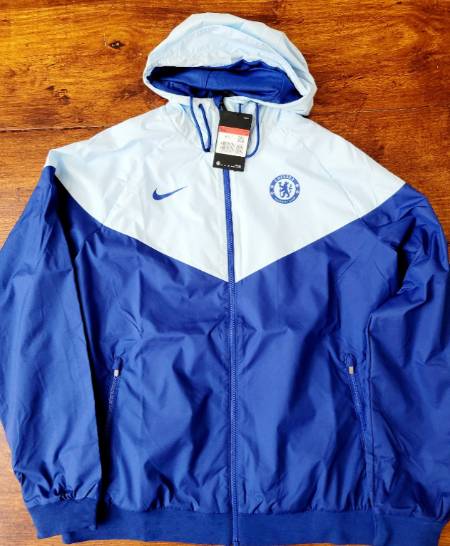 2020/21 Nike Chelsea Authentic Windrunner Jacket - Royal/Sky
