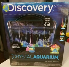 Discovery Kids Crystal Growing Aquarium Kit Magic Rocks STEM