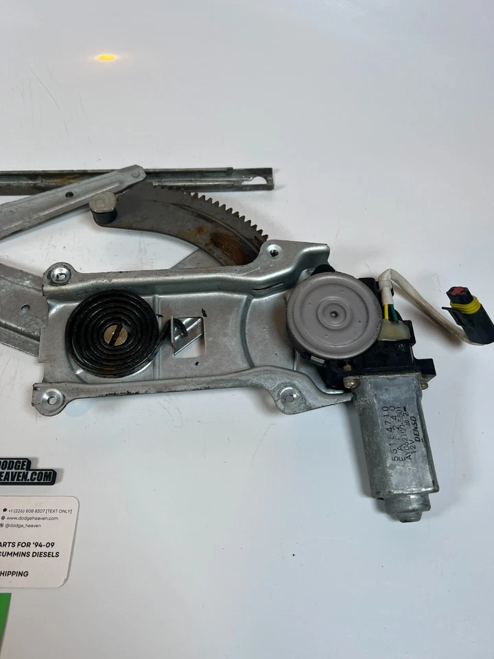 Conjunto regulador ventana eléctrica pasajero derecho OEM 1994-2002 Dodge Ram 1500-3500 Foto 4 de 4