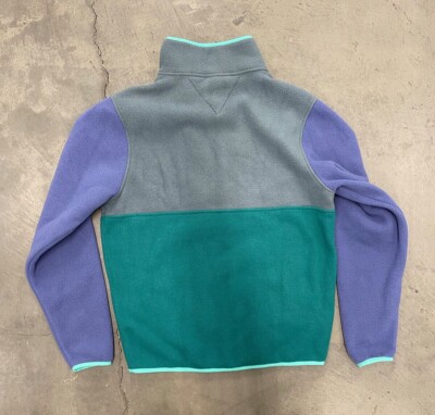 Patagonia Synchilla Fleece Anorak Blue Green Unisex Multiple