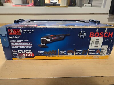 Bosch MX30EL-37 Multi-X 3.0 Amp Oscillating Tool Kit with 37 Accessories