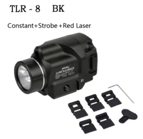 Linterna Arma Táctica 1000 Lúmenes LED Luz Estroboscópica 20mm Antorcha Montaje en Riel - Imagen 9 de 12